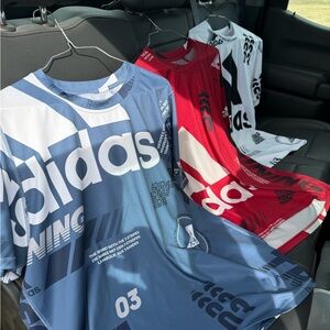 3 Adidas Original Jerseys 
All 3 in XL
clean Jersey like new